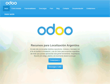 Tablet Screenshot of odooargentina.com